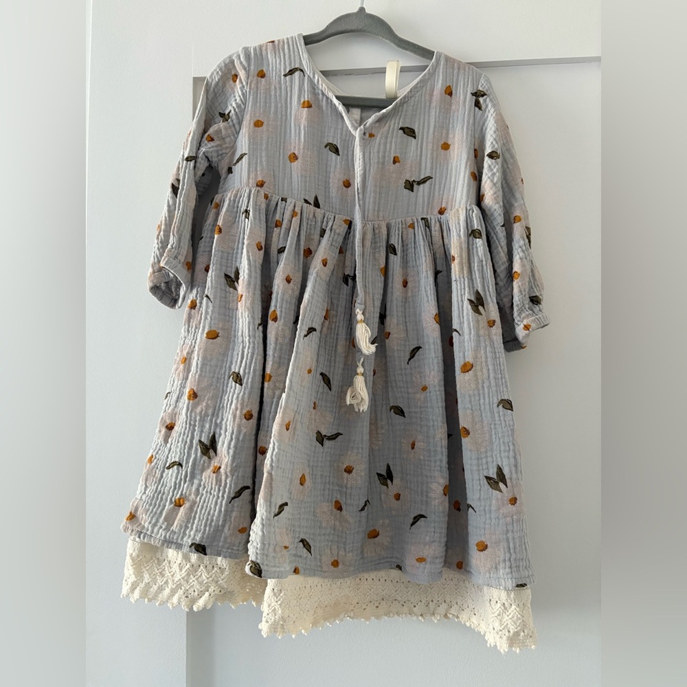 Wild Wawa blue daisy dress